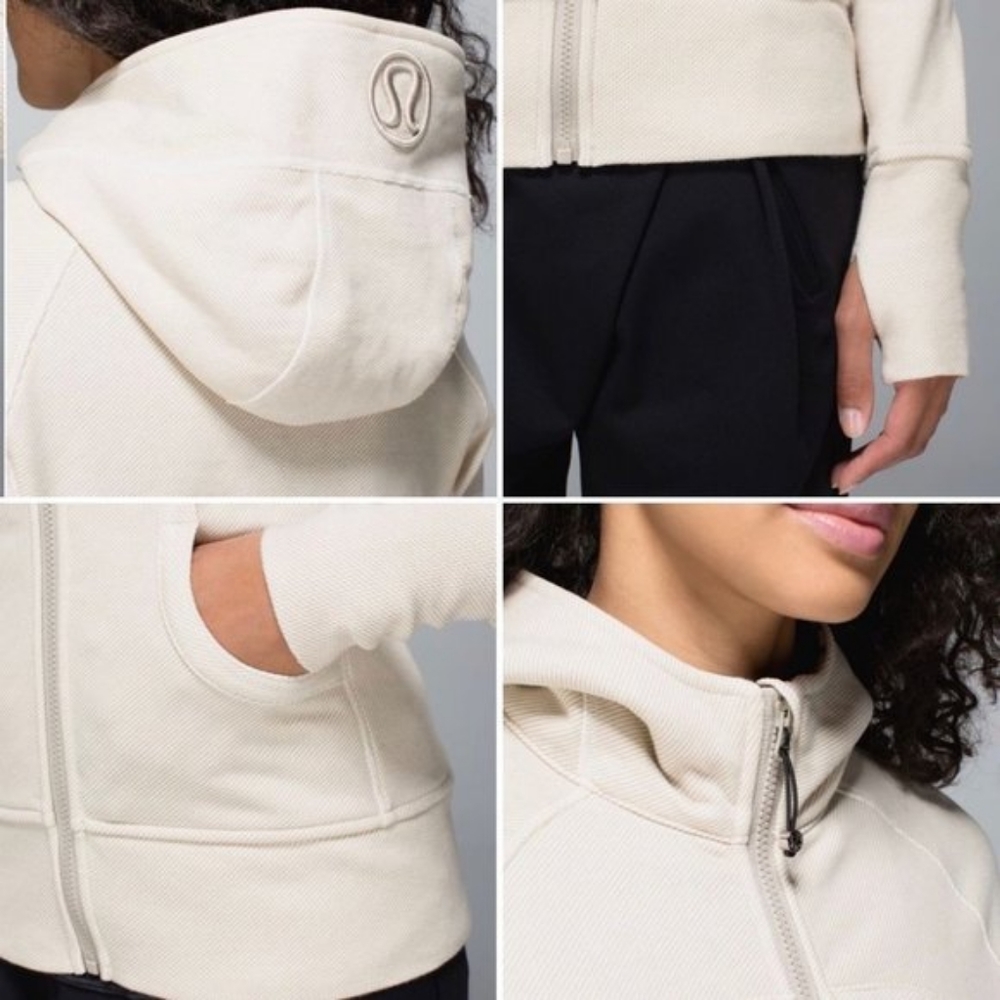 Lululemon Scuba Hoodie II Cream Angel Wing Mojave Tan - Picture 3 of 10